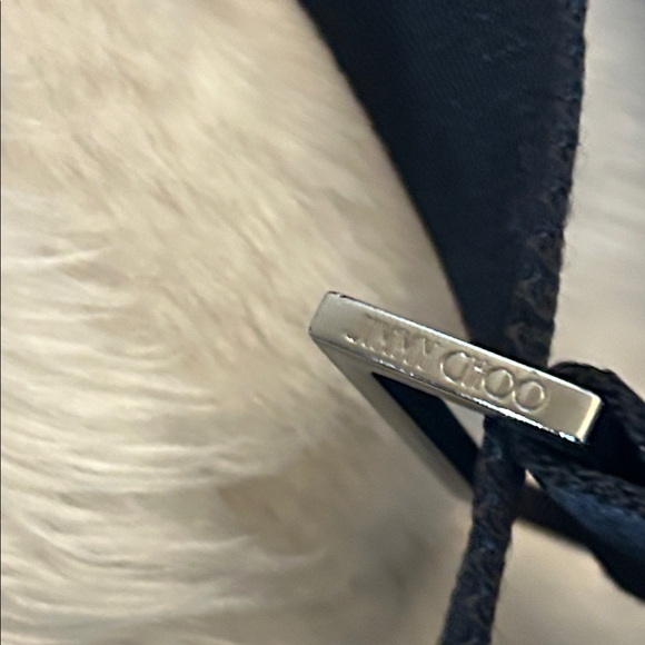 Jimmy Choo tri color bum bag EUC nylon and leather unisex L-XL - Picture 13 of 13